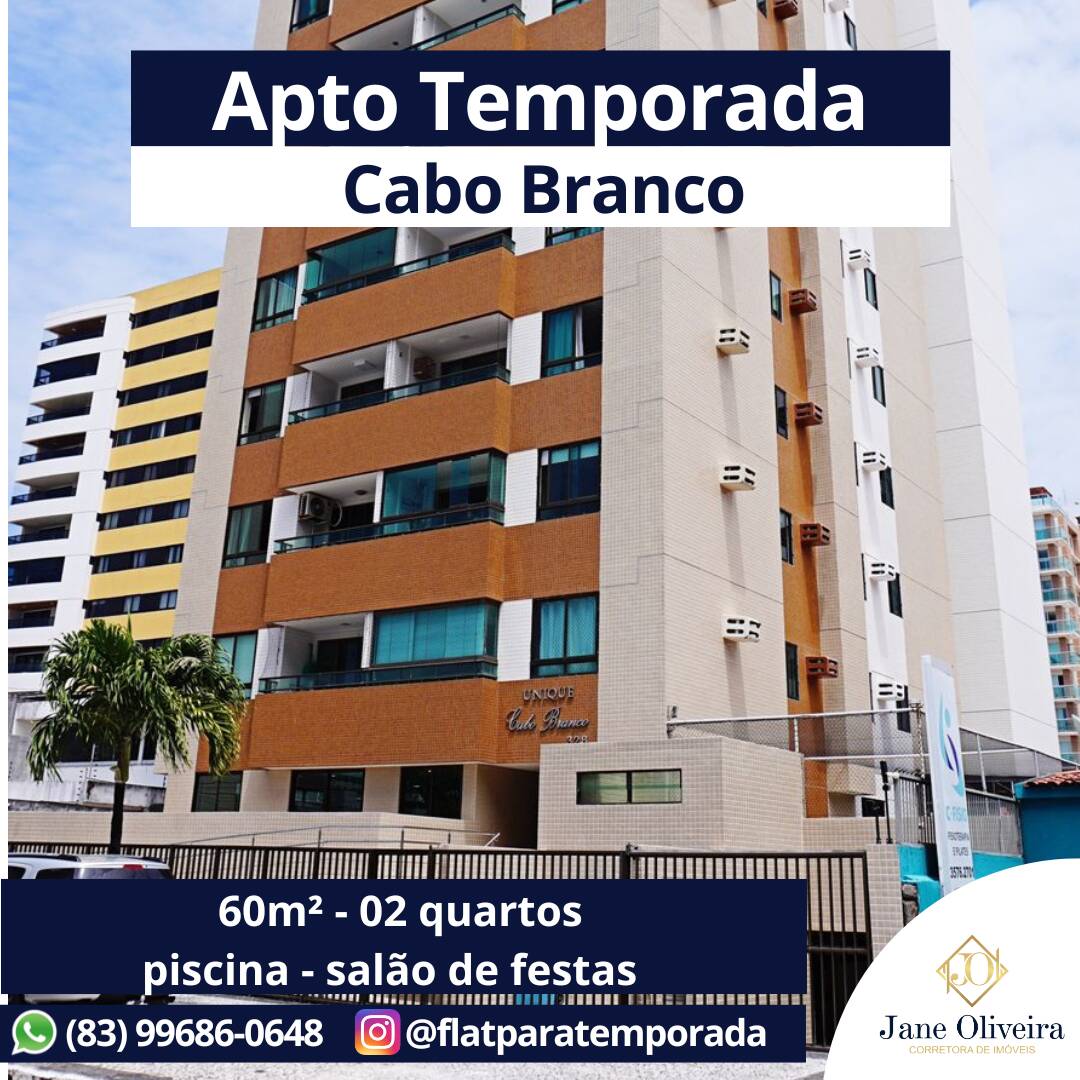 #JOTUCB503 - Apartamento para Temporada em João Pessoa - PB